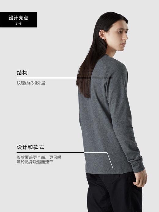 始祖鸟男子速干长袖T恤 商品图2