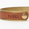 日本 hobo BRASS BRACELET 职人制 油蜡牛皮黄铜拼接手镯 手环 商品缩略图3