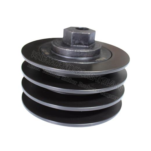 斯太尔皮带涨紧轮编号：615600060069(适用于13x1125la/131125)(0069）/潍柴WD615皮带张紧轮/斯太尔潍柴WD615惰轮（三槽偏心） 商品图2