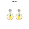 ZEGL度假风夏天水果耳环女小众设计感耳钉925银针个性网红耳饰品 商品缩略图0