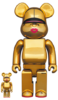 收藏系列 Be@rbrick 400%系列 空山基 红唇 金色 商品缩略图1