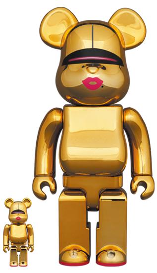 收藏系列 Be@rbrick 400%系列 空山基 红唇 金色 商品图1