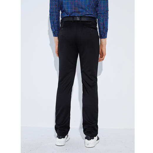 GOOD LUCK德鲨男装休闲裤时尚商务微弹力男装长裤子B287601 商品图7