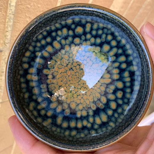 建窑建盏百花盏铁胎茶碗家用茶具品茗茶杯大号禅定主人杯陶瓷单杯 商品图4