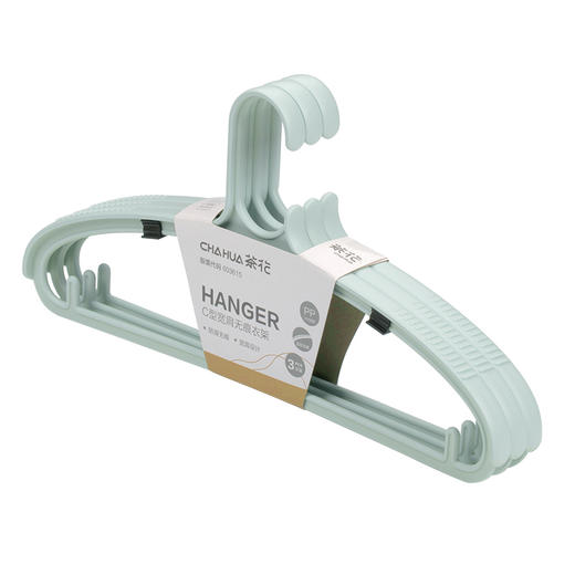 C型宽肩无痕衣架 商品图0