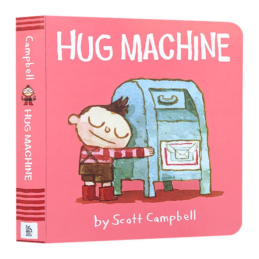爱抱抱的机器人 英文原版绘本 Hug Machine 拥抱的力量 爱的给予 纸板书 英文版儿童英语图画书 Scott Campbell 进口原版书籍 商品图0