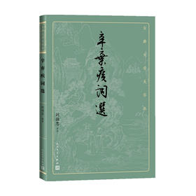 辛弃疾词选 刘扬忠 著 中国古典文学 诗歌词曲