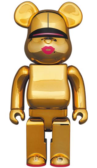 收藏系列 Be@rbrick 400%系列 空山基 红唇 金色 商品图3