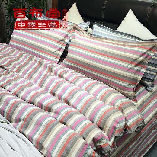 （乡村振兴商品）百布堂纯棉四件套A5 好运来（复古红） 商品图4