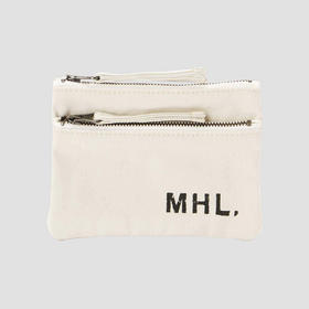 英国 MHL FADED COTTON TWILL 棉质斜纹布小号手拿包