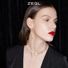 ZEGL高级感流星耳环女气质长款耳钉小众2021年新款潮925银针耳饰 商品缩略图4