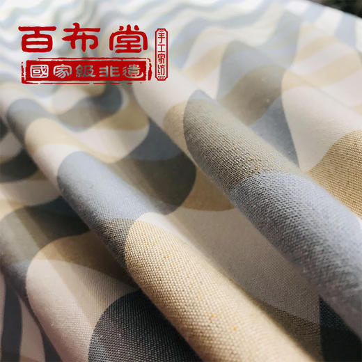 【企业】百布堂纯棉粗布床单（灰白格） 商品图2