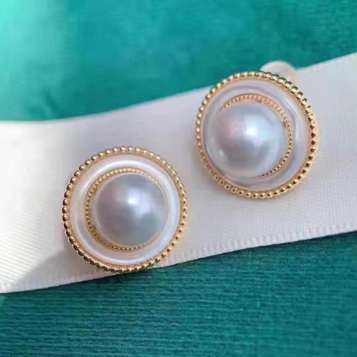 5F 灏润珠宝时尚贝母耳环 商品图0