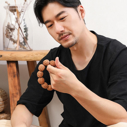 六鑫珠宝 麻小核桃秋子串 22mm 商品图3