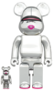 收藏系列 Be@rbrick 400%系列 空山基 红唇 银色 商品缩略图1