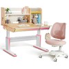 2平米 儿童学习桌实木桌梦境系列 （进口桦木）小学生书桌多功能桌椅套装 梦境1.2米+学习椅 商品缩略图0