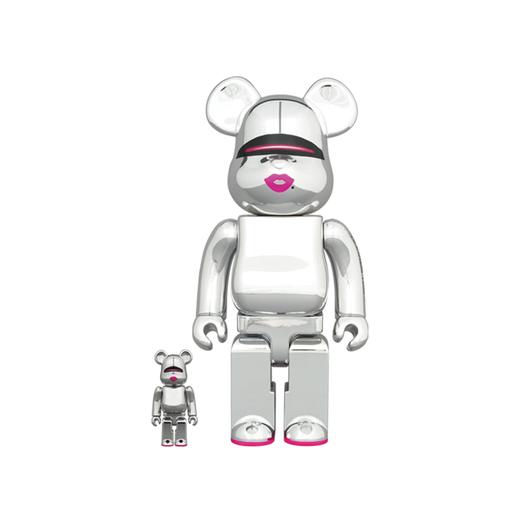 收藏系列 Be@rbrick 400%系列 空山基 红唇 银色 商品图0