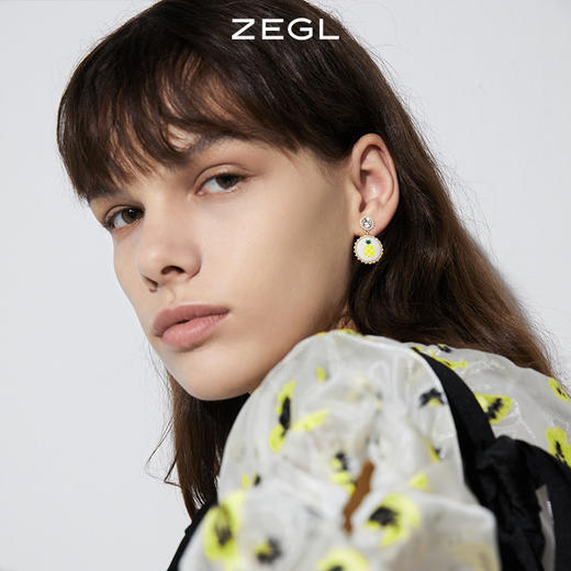 ZEGL度假风夏天水果耳环女小众设计感耳钉925银针个性网红耳饰品 商品图2