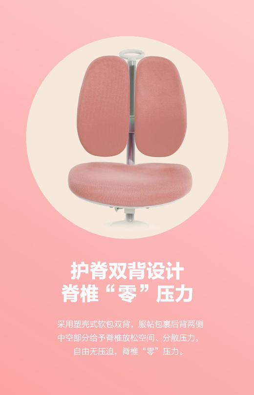 2平米爆款飞行家学习桌+护脊学习椅：原生真实木，多级调节，呵护宝宝脊椎 商品图6