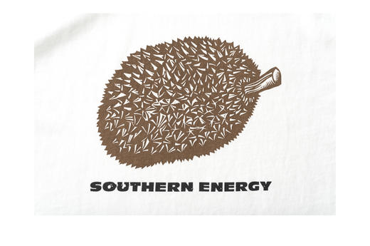 刘庆元×吃茶去 艺术家合作款全棉圆领短袖T恤榴莲chichaqu新款 商品图3