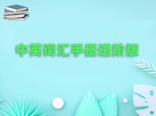 2022中英词汇手册进阶版 商品图0