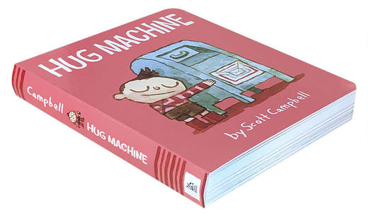 爱抱抱的机器人 英文原版绘本 Hug Machine 拥抱的力量 爱的给予 纸板书 英文版儿童英语图画书 Scott Campbell 进口原版书籍 商品图1