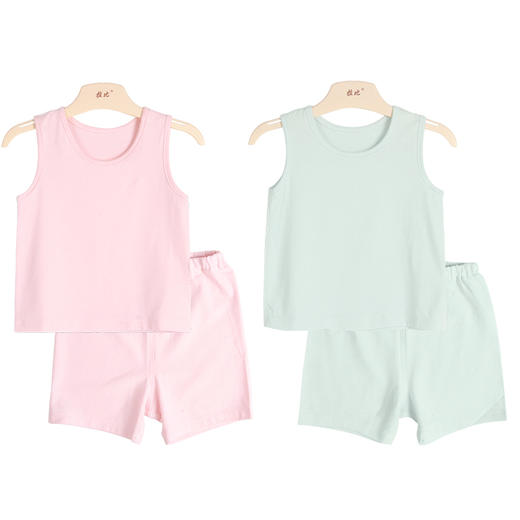 拉比-内衣类（夏）C9纤维背心服套装玫瑰红 商品图4