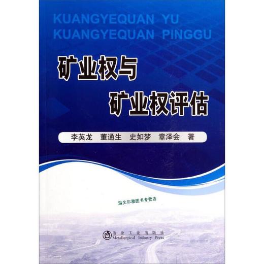 矿业权与矿业权评估/李英龙 董通生 史如梦 章泽会 商品图0