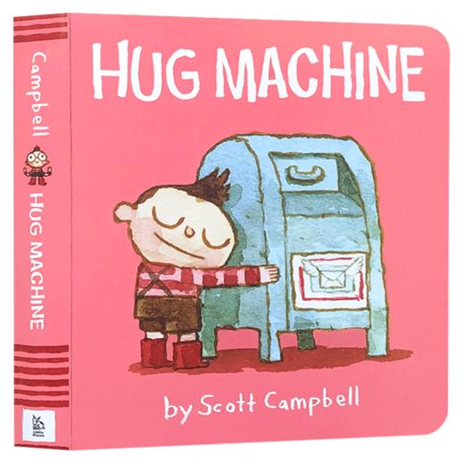 爱抱抱的机器人 英文原版绘本 Hug Machine 拥抱的力量 爱的给予 纸板书 英文版儿童英语图画书 Scott Campbell 进口原版书籍 商品图4