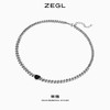 ZEGL设计师黑玛瑙爱心古巴项链女潮嘻哈ins小众设计冷淡风锁骨链 商品缩略图3