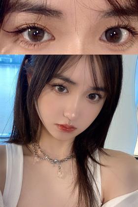 Hushlens软软灰 14.2mm 韩产进口添加硅水凝胶 年抛