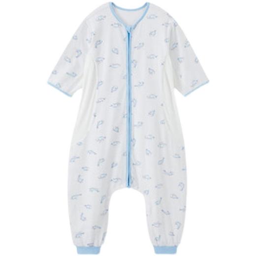 英氏-寝具类（夏）E1鲸速干分腿睡袋海洋蓝L 商品图4