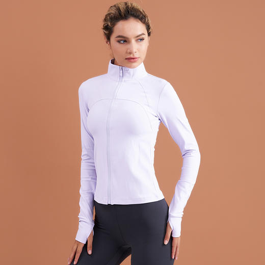 《惊爆618 不退换》HWT华威特玲珑运动瑜伽修身服跑步户外塑形外套H290123 商品图4