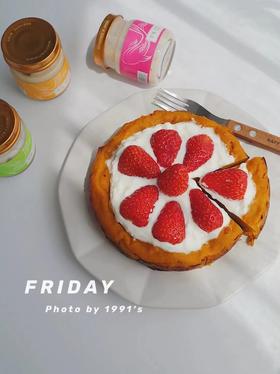 南瓜糯米芝士蛋糕｜酸奶无糖低卡版▶️糯叽叽