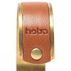 日本 hobo BRASS BRACELET 职人制 油蜡牛皮黄铜拼接手镯 手环 商品缩略图4