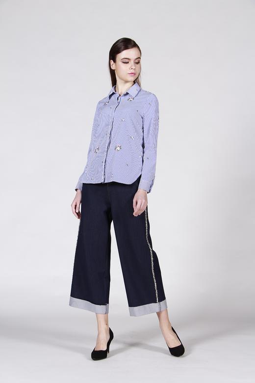 -【伯妮斯茵】173L103--蓝色裤子--永远的繁荣--《宁静之美》 商品图0