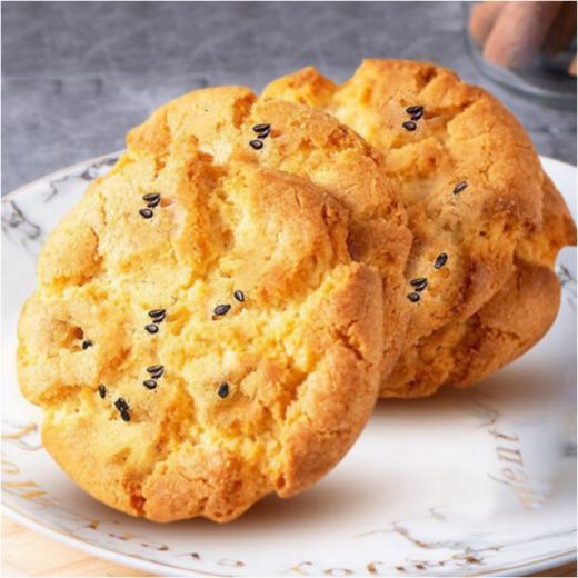 宝桢堂非油炸木糖醇铁棍山药燕麦桃酥500g/盒*4盒 商品图1