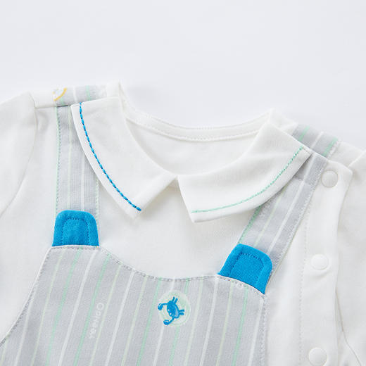 英氏-童衣类（春）E1英针长蛤英氏白73CM 商品图2