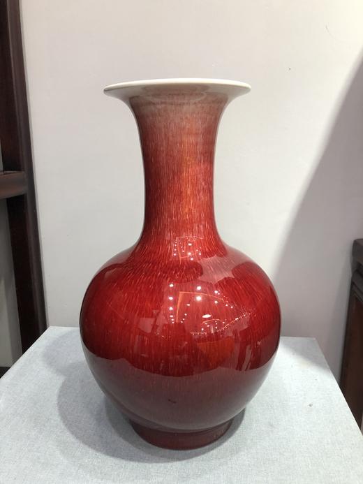 杜芳星：柴窑窑宝级郎红赏瓶 商品图0