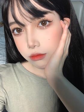 utoocon 月抛美瞳 卡布甜棕 直径14.2mm着色13.6mm