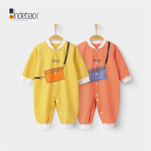 【母婴】秋冬弹力保暖内衣宝宝爬服连身衣 商品图1