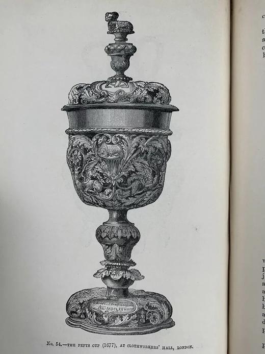 1881年 英国古董器皿 78幅版画插图 漆布精装18开 商品图11