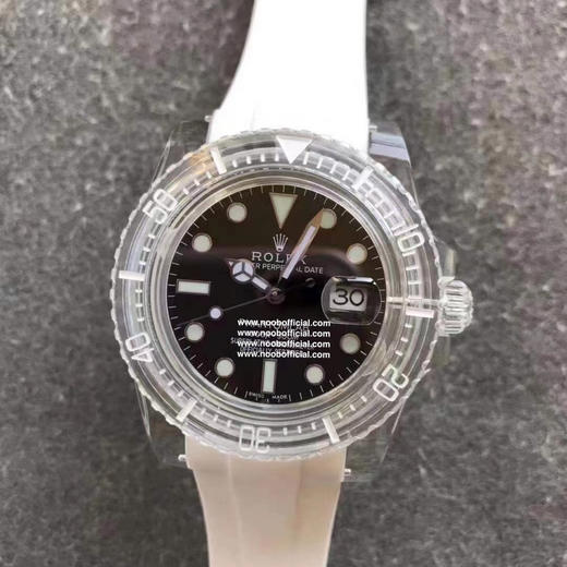 GR-Factory 2021新款🔥PHANTOMLAB&ROLEX联名力作水晶系列腕表来袭！颠覆传统概念！采用PMMA水晶材质！3135蓝游丝机芯！市场好的泰国进口橡胶表带，永不变黄 商品图1