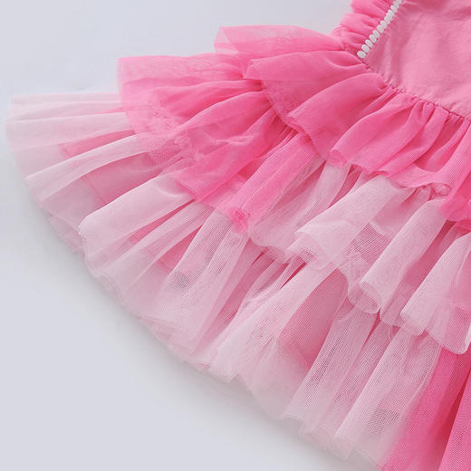 英氏-童衣类（夏）E1英梭背心裙棱镜粉100CM 商品图2