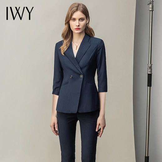 IWY/职业通勤西服套装套裙C10388+P10345+S10345 商品图0