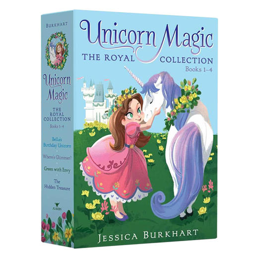 公主与魔法独角兽1-4册盒装 英文原版 Unicorn Magic The Royal 儿童英语章节书 公主系列童话故事书 商品图0