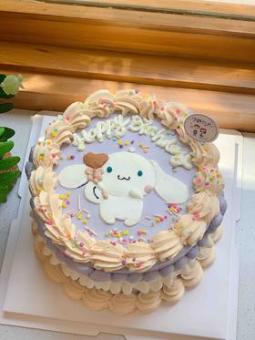 手绘兔子奶油蛋糕 下单前请仔细阅读商品详情