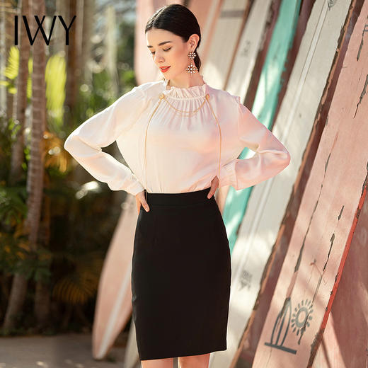 IWY/职业通勤衬衫半裙 B441+S1207 商品图1
