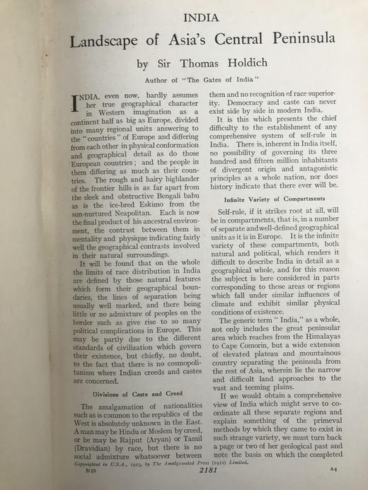 约20世纪早期 世界地理杂志（卷4） 数百幅插图 真皮脊精装18开 商品图2