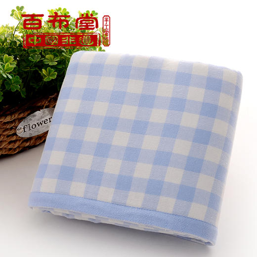 （乡村振兴商品）百布堂苏格兰格棉柔浴巾（70*140cm） 商品图2
